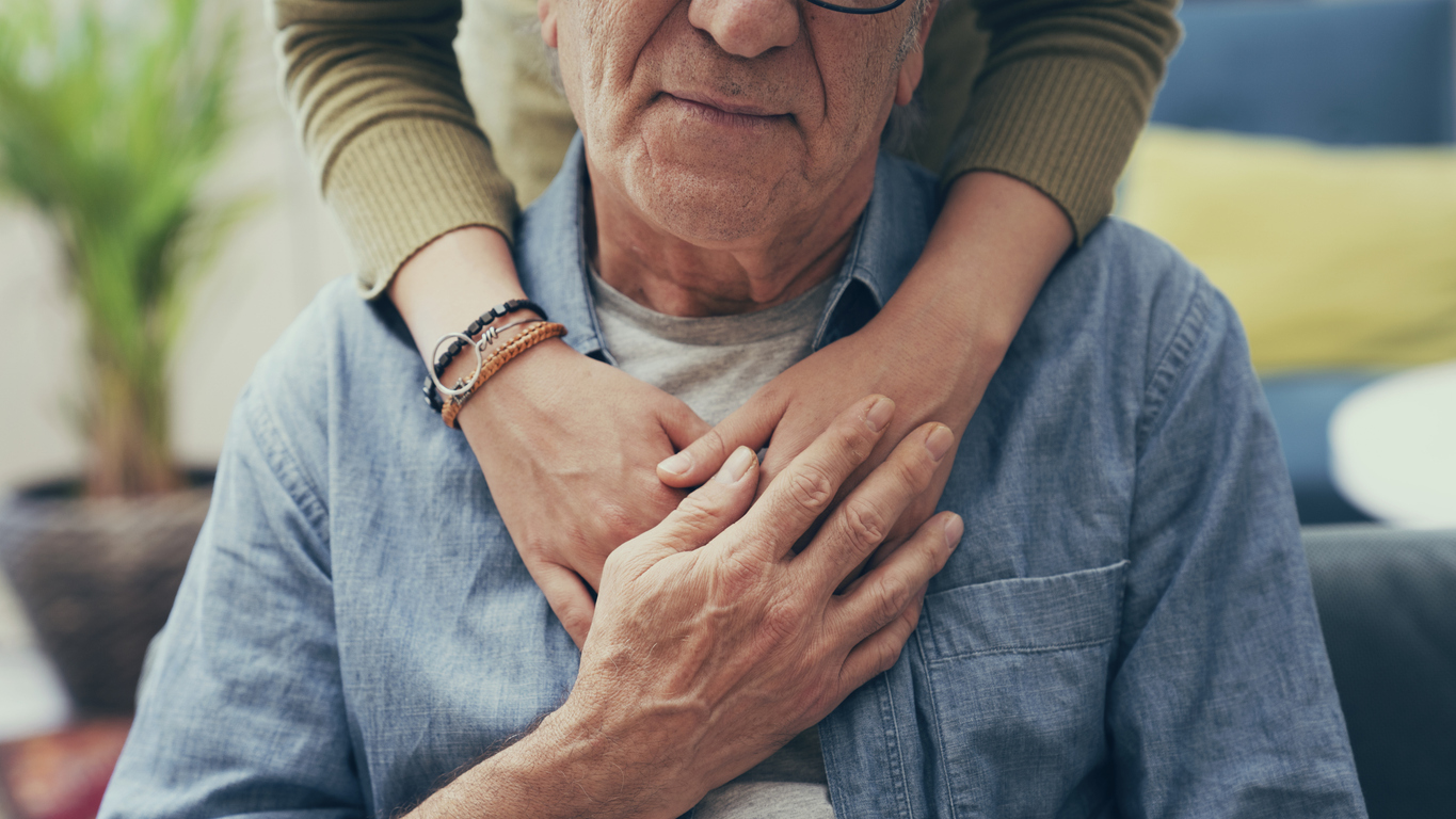Comforting a loved one