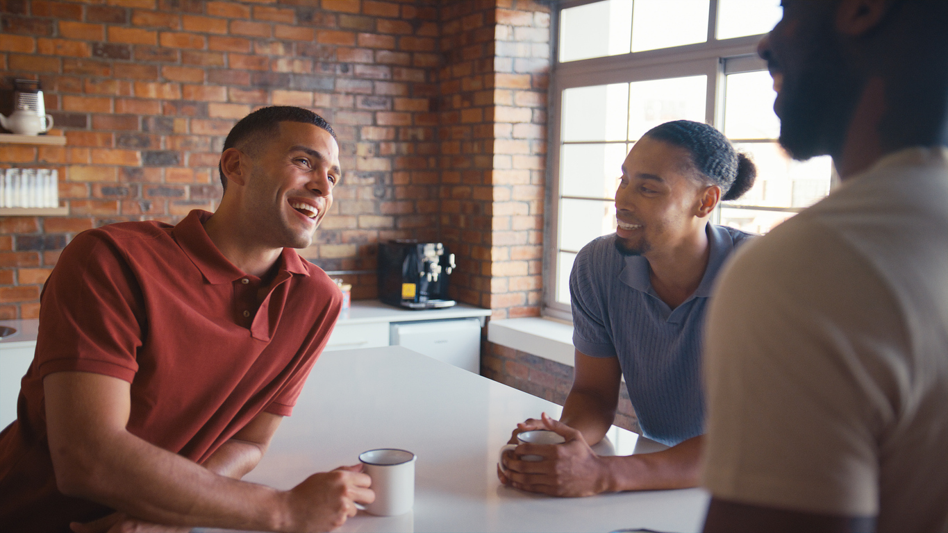 Men living in recovery home