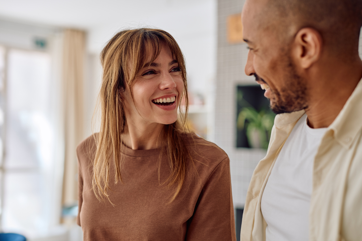 Healthy Couple Smiling